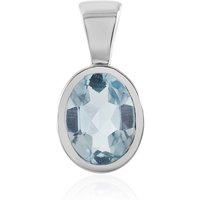 Himmelblauer Topas-Silberanhänger Himmelblauer Topas-Silberanhänger