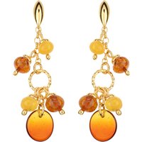 Baltischer Bernstein-Silberohrringe (dagen) Baltischer Bernstein-Silberohrringe (dagen)