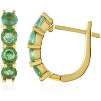 Grüner Apatit-Silberohrringe Grüner Apatit-Silberohrringe