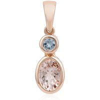 Madagaskar-Morganit-Goldanhänger Madagaskar-Morganit-Goldanhänger