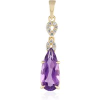 Sibirischer Amethyst-Silberanhänger Sibirischer Amethyst-Silberanhänger