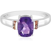 Sibirischer Amethyst-Silberring Sibirischer Amethyst-Silberring