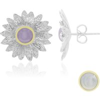 Edelstein-Silberohrringe (MONOSONO COLLECTION) Edelstein-Silberohrringe (MONOSONO COLLECTION)