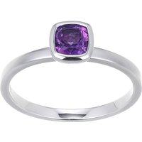 Sambia-Amethyst-Silberring Sambia-Amethyst-Silberring