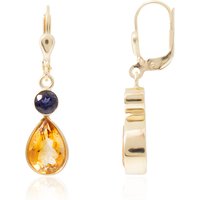 Citrin-Goldohrringe (CUSTODANA) Citrin-Goldohrringe (CUSTODANA)