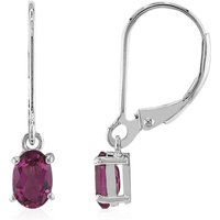 Malaya-Granat-Silberohrringe Malaya-Granat-Silberohrringe