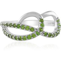 Russischer Diopsid-Silberring (MONOSONO COLLECTION) Russischer Diopsid-Silberring (MONOSONO COLLECTION)