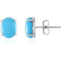 Sleeping Beauty-Türkis-Silberohrringe Sleeping Beauty-Türkis-Silberohrringe
