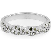 Fancy-Diamant-Silberring Fancy-Diamant-Silberring