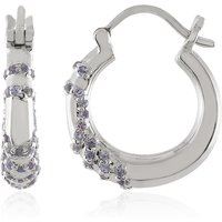 Tansanit-Silberohrringe (SAELOCANA) Tansanit-Silberohrringe (SAELOCANA)