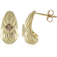 I2 Champagner-Brillant-Goldohrringe (de Melo) I2 Champagner-Brillant-Goldohrringe (de Melo)