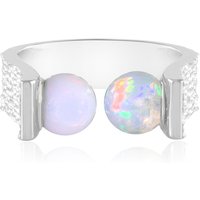 Welo-Opal-Silberring (de Melo Essence) Welo-Opal-Silberring (de Melo Essence)