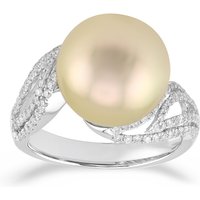 Goldene Kabira-Südseeperlen-Goldring (TPC) Goldene Kabira-Südseeperlen-Goldring (TPC)