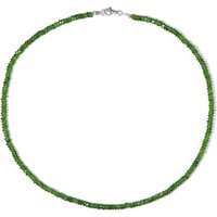 Russischer Diopsid-Silberhalskette Russischer Diopsid-Silberhalskette