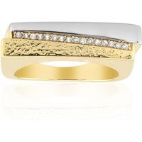 Weißer Saphir-Silberring Weißer Saphir-Silberring