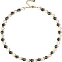 Edelstein-Silberhalskette Edelstein-Silberhalskette