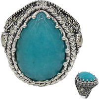 Amazonit-Silberring (Annette classic) Amazonit-Silberring (Annette classic)