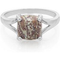 Sonora-Dendriten-Jaspis-Silberring Sonora-Dendriten-Jaspis-Silberring