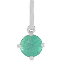 Brasilianischer Smaragd-Platinanhänger Brasilianischer Smaragd-Platinanhänger