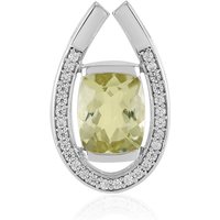 Limonen-Quarz-Silberanhänger Limonen-Quarz-Silberanhänger