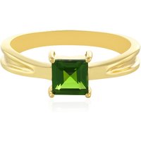 Russischer Diopsid-Silberring Russischer Diopsid-Silberring