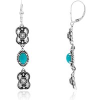 Türkis-Silberohrringe (Desert Chic) Türkis-Silberohrringe (Desert Chic)