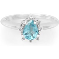 Grüner Fluorapatit-Silberring Grüner Fluorapatit-Silberring