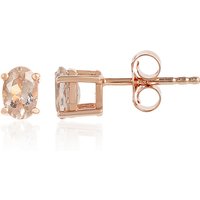 Madagaskar-Morganit-Silberohrringe Madagaskar-Morganit-Silberohrringe