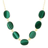 Malachit-Silbercollier Malachit-Silbercollier