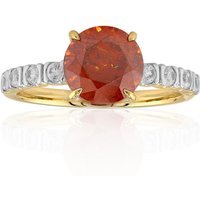 Spanischer Sphalerit-Goldring Spanischer Sphalerit-Goldring