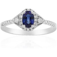 Blauer Ceylon-Saphir-Goldring (CIRARI) Blauer Ceylon-Saphir-Goldring (CIRARI)