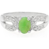 Kaiserlicher Chrysopras-Silberring Kaiserlicher Chrysopras-Silberring