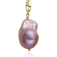 Purpurfarbene Süßwasserzuchtperlen-Silberanhänger Purpurfarbene Süßwasserzuchtperlen-Silberanhänger
