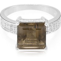 Rauchquarz-Silberring Rauchquarz-Silberring