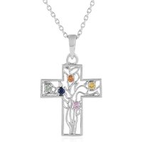 Saphir-Silberhalskette Saphir-Silberhalskette