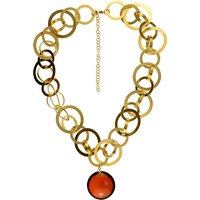 Baltischer Bernstein-Edelstahlcollier (dagen) Baltischer Bernstein-Edelstahlcollier (dagen)