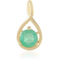 Russischer Smaragd-Silberanhänger (Adela Silber) Russischer Smaragd-Silberanhänger (Adela Silber)