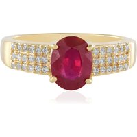 Madagaskar-Rubin-Silberring Madagaskar-Rubin-Silberring