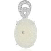 Glitzer-Achat-Silberanhänger Glitzer-Achat-Silberanhänger