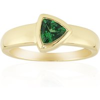 AAA-Kenianischer Tsavorit-Goldring AAA-Kenianischer Tsavorit-Goldring