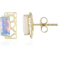 Welo-Opal-Goldohrringe (Ornaments by de Melo) Welo-Opal-Goldohrringe (Ornaments by de Melo)