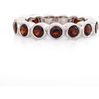 Mosambik-Granat-Silberring Mosambik-Granat-Silberring