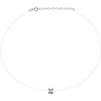 Weißer Topas-Silberhalskette (Adela Silber) Weißer Topas-Silberhalskette (Adela Silber)