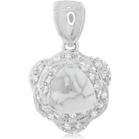 Howlith-Silberanhänger Howlith-Silberanhänger