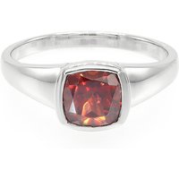 Mosambik-Granat-Silberring Mosambik-Granat-Silberring