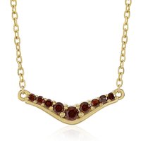 Roter I3 Diamant-Silbercollier Roter I3 Diamant-Silbercollier