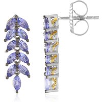 Tansanit-Silberohrringe (Gems en Vogue) Tansanit-Silberohrringe (Gems en Vogue)
