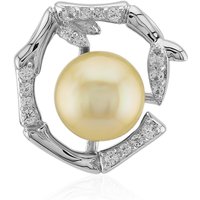 Goldene Kabira-Südseeperlen-Silberanhänger (TPC) Goldene Kabira-Südseeperlen-Silberanhänger (TPC)