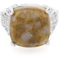 Dinosaurier-Quarz-Silberring Dinosaurier-Quarz-Silberring