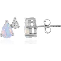 Welo-Opal-Silberohrringe Welo-Opal-Silberohrringe